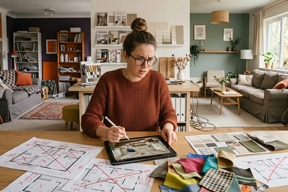 Kosztowne błędy niedoświadczonego architekta wnętrz - planowanie i inspiracje